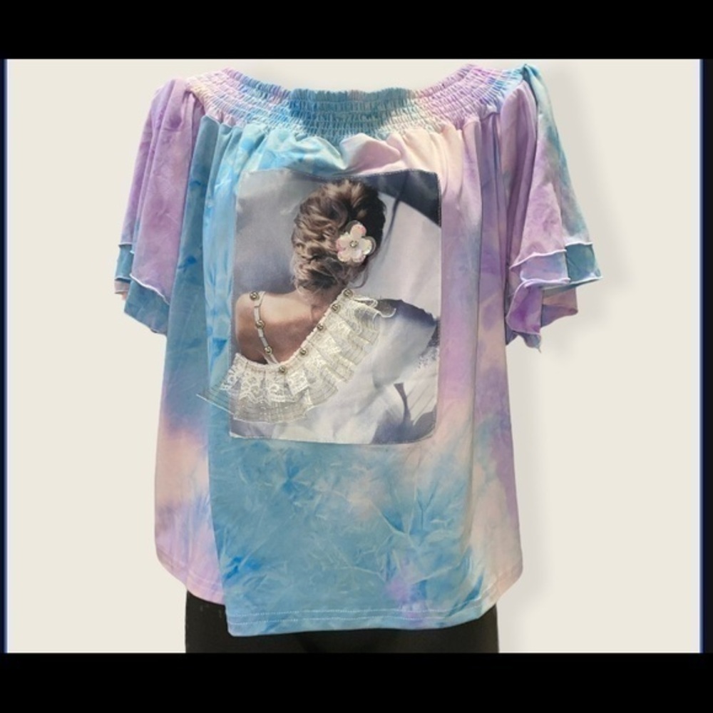 Tie Dye Blouse NWOT